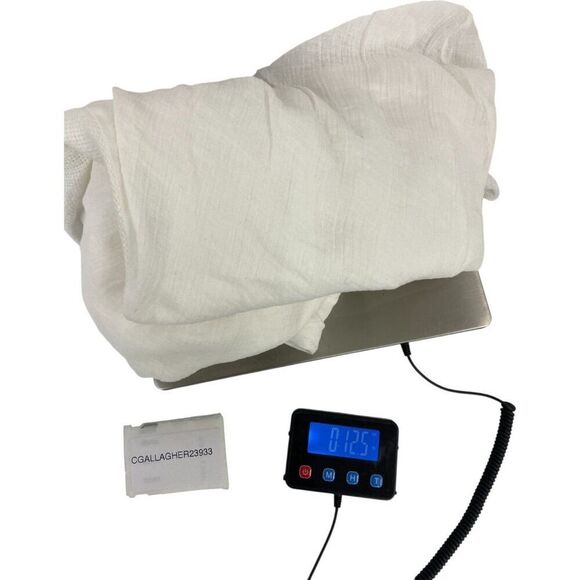 Massimo Dutti Womens Maxi Dress Linen Medium M Beige Marl 6620/620 NWD - Picture 16 of 16